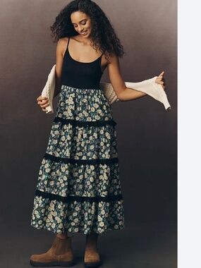 NWT By Anthropologie Twofer Sweater Tiered Dress - Dress Only